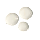 Liquid Soap droplets on white background
