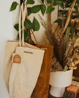 Routine Corduroy Tote Bags - Available in three colours - Brown, Cream and Black